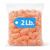 Orange Slices Jelly Candy - 2 lb Bag, Sugar Coated, Gelatin Free, Bulk Orange Gummies for Parties, Desserts & Snacking - ~65 Pieces