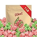Sour Watermelon Candy | 1 Pound Pack | Sugar Coated Gummy Candy Fruit Snacks | Juicy Watermelon Slices | Sweet and Tangy Flavor Gummies