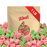 Sour Watermelon Candy | 1 Pound Pack | Sugar Coated Gummy Candy Fruit Snacks | Juicy Watermelon Slices | Sweet and Tangy Flavor Gummies