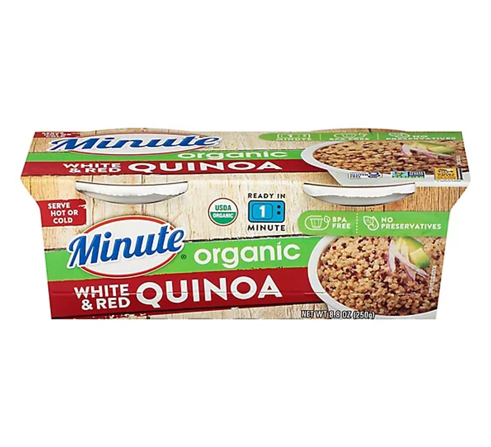 Minute Ready to Serve White & Red Quinoa Rice, 2 - 4.4 oz cups (Pack of 3)