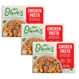 Miss Olive's Ready Meals Shelf Stable Chicken Pasta Parmesan, 3 Pack, 7oz