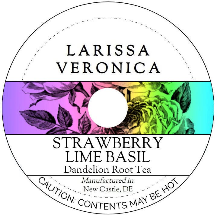 Strawberry Lime Basil Dandelion Root Tea (Single Serve K-Cup Pods) (12 pods, ZIN: 577395) - 3 Pack