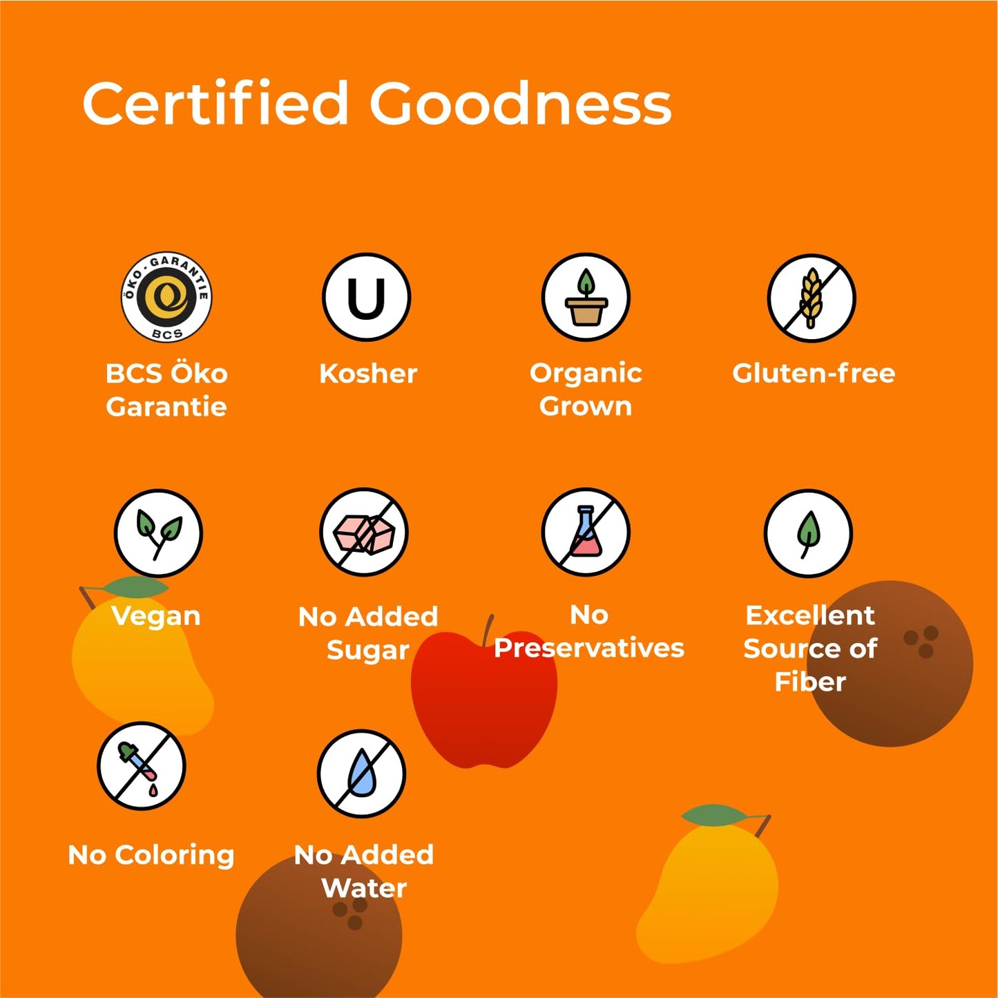 IOS Love Organic Juice - USDA Organic Certified - Cold Pressed, No Added Sugar, No Water, No Artificial Colors, No Preservatives, No Flavors Added, No