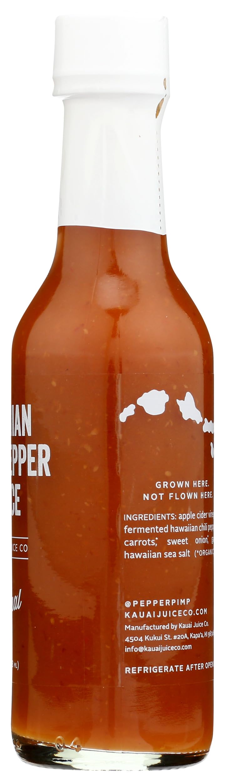Kauai Juice Co, Sauce Hot Fermented Original, 5 Ounce