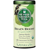 The Republic of Tea - Brain Boost SuperGreen Green Tea, Ginkgo Biloba, and Matcha Tea Blend (36 Tea Bags)