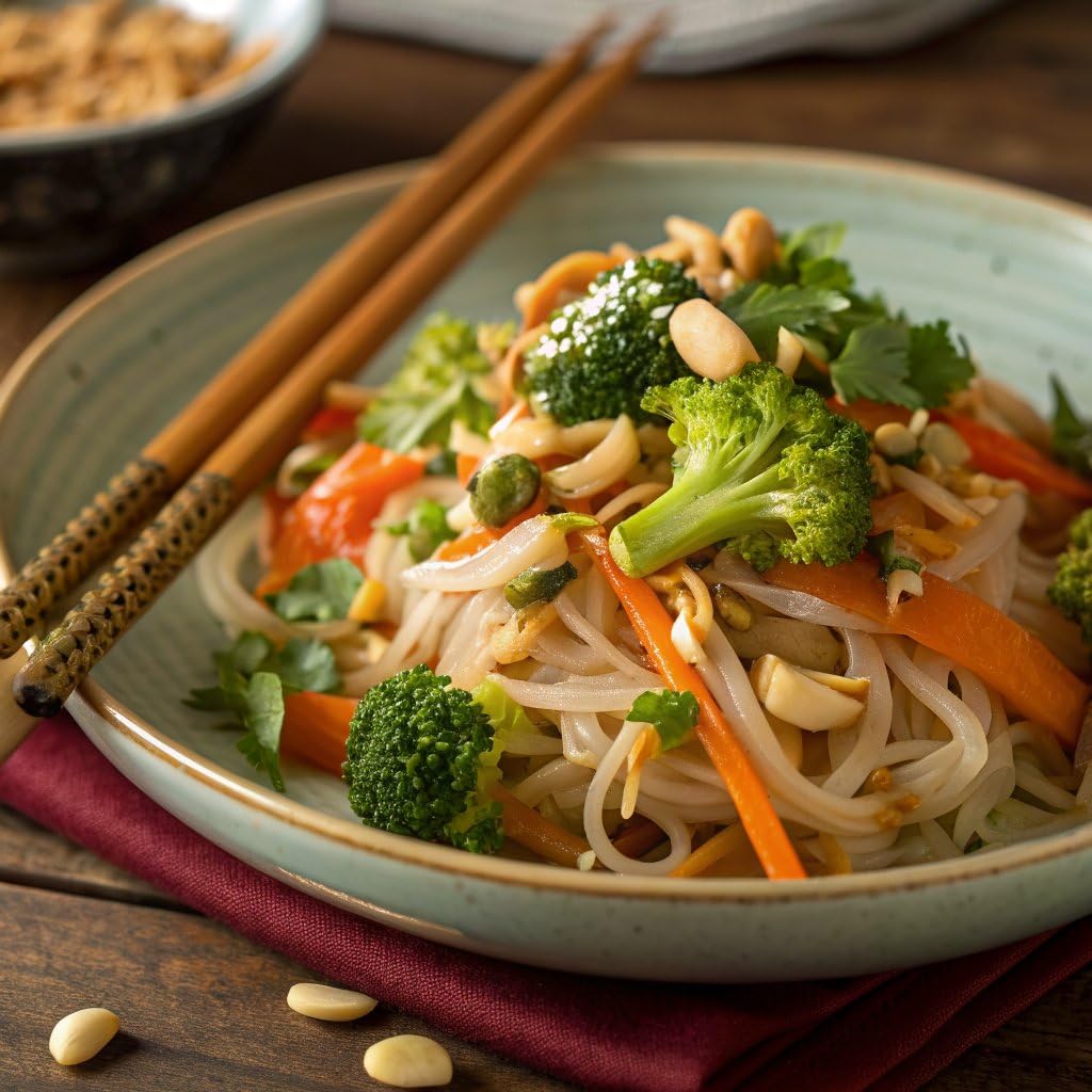 Amy's Frozen Meals, Pad Thai, Made With Organic Rice Noodles, Vegetables & Tofu, Gluten Free Microwave Meals, 9.5 Oz