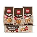 4 Pack Assortment Low Carb Pasta, Fettuccine, Rotini, Penne, and Elbows, Great Low Carb Bread Company