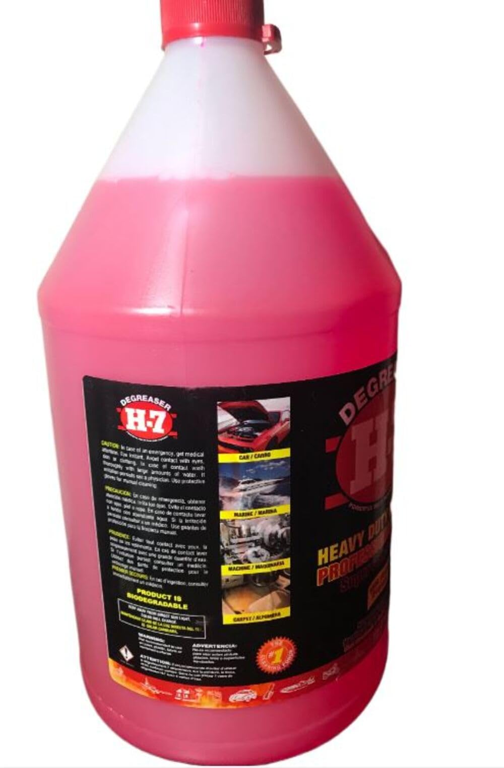 H-7,Degreaser 1 gal,Heavy Duty Cleaner and Degreaser