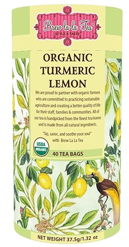 Lemon Turmeric Organic Tea by Brew La La Tea