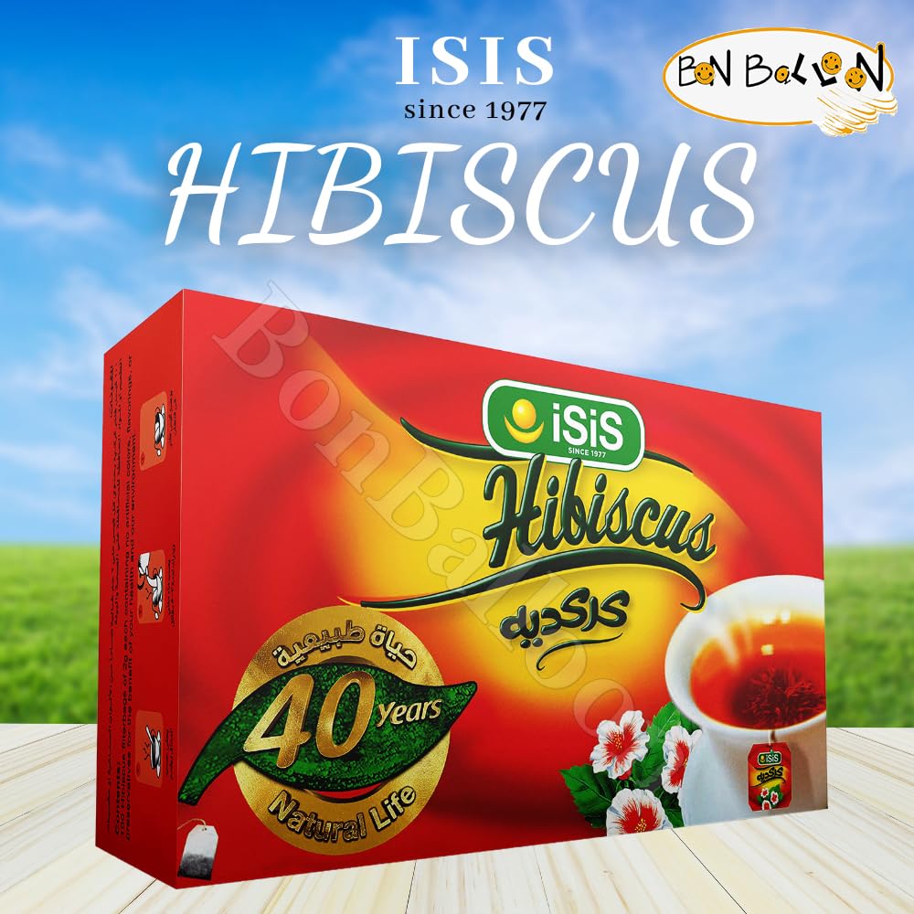 Isis Natural Egyptian Hibiscus Herbal Tea Bags Drinks To Carry It Everywhere For Perfect Start Egypt Aswani Aswan Chai Hybiscus Arab Arabic Herb Herbs