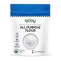 Quay Naturals Organic Gluten Free All Purpose Baking Flour - 2 lbs, No Grit, 1:1 Wheat Substitution, Dairy Free, Non-GMO, Kosher, Made in USA