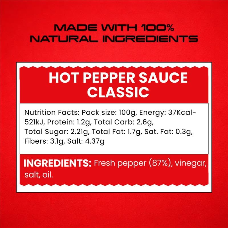 Authentic Taste Africa Pepper Sauces & Purees - Traditional West African Chili Sauce Made with a Variety of Peppers, Ginger & Garlic, Flavor-Packed