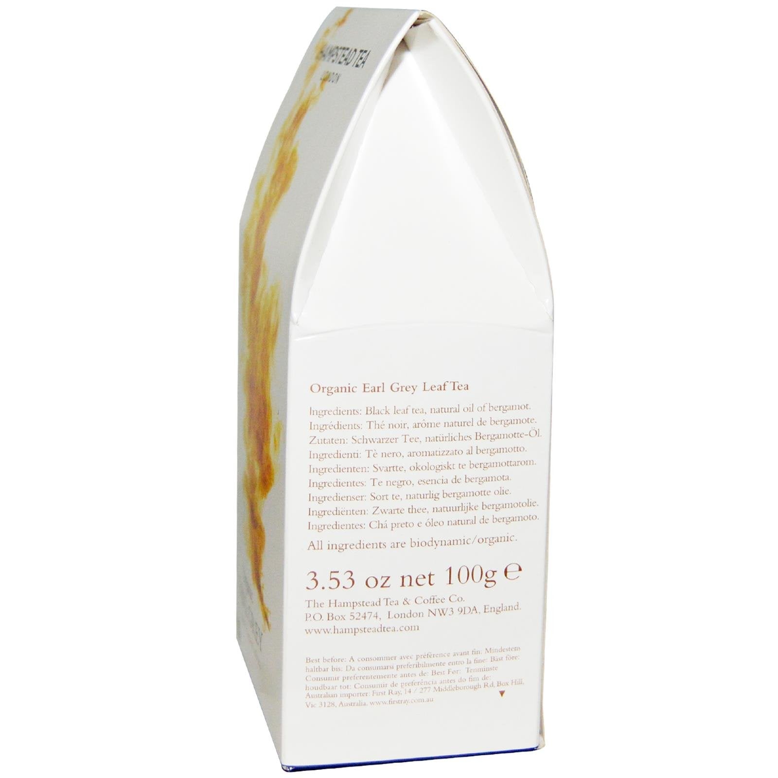 Organic Fairtrade Earl Grey Loose Leaf Tea 100 Grams