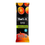 That's it. Probiotic Fruit Bar Variety Pack, Mango & Blueberry Flavors, Just Real Fruit + Probiotics, 100 Calories Per Bar, All Natural, 2-3