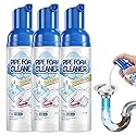 Foaming Drain Cleaner, 2026 New Foam For Bathroom Sink Overflow Fast Clog Removal Drain Clog Remover for Kitchen Sinks Shower Drains Tubs (3PCS)