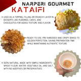 Narperi Gourmet Kataifi Shredded Filo Dough, 1 lb Crispy Kataifi Pastry, Vegan Ready-to-Eat, Traditional Middle Eastern & Turkish Dessert, Perfect