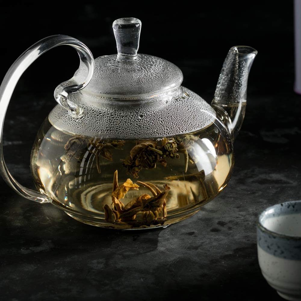 Harney & Sons Dragon Pearl Jasmine | 16oz Bag of Loose Leaf Dragon Pearl Jasmine Tea | Hand-rolled Jasmine Pearls