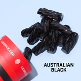 Licorice.com | Red and Black Licorice | Licorice Candy Twists | | Soft & Chewy Australian Licorice In Yummy & Sweet Strawberry Flavor | Pack of 2