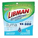 Libman Iluma Glass & Mirror Cleaner Refill | Window Cleaning Pods Glass & Mirror Cleaner | Mirror Cleaner Refill | Chrome Cleaner Refill | 3 Pods |