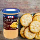 Old English Cheese Spread, Sharp Cheddar Cheese, Extra Sharp Cheddar Cheese, 2 Pack of 5 oz Jars - Authentic Aged Cheddar Flavor Bundled with The