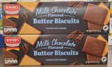 Milk Chocolate Covered Butter Cookies - 4.4-Ounce Boxes (Pack of 2)