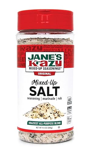 Jane's Krazy Seasonings Mixed Up Salt Canister, 9.5 Ounce