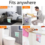 60PCS Easy Stick-On Disposable Car Trash Bag, Leakproof Vomit Bag, Beautiful Kitchen Storage Bag, Durable, Suitable for Cars, Kitchens, Bedrooms