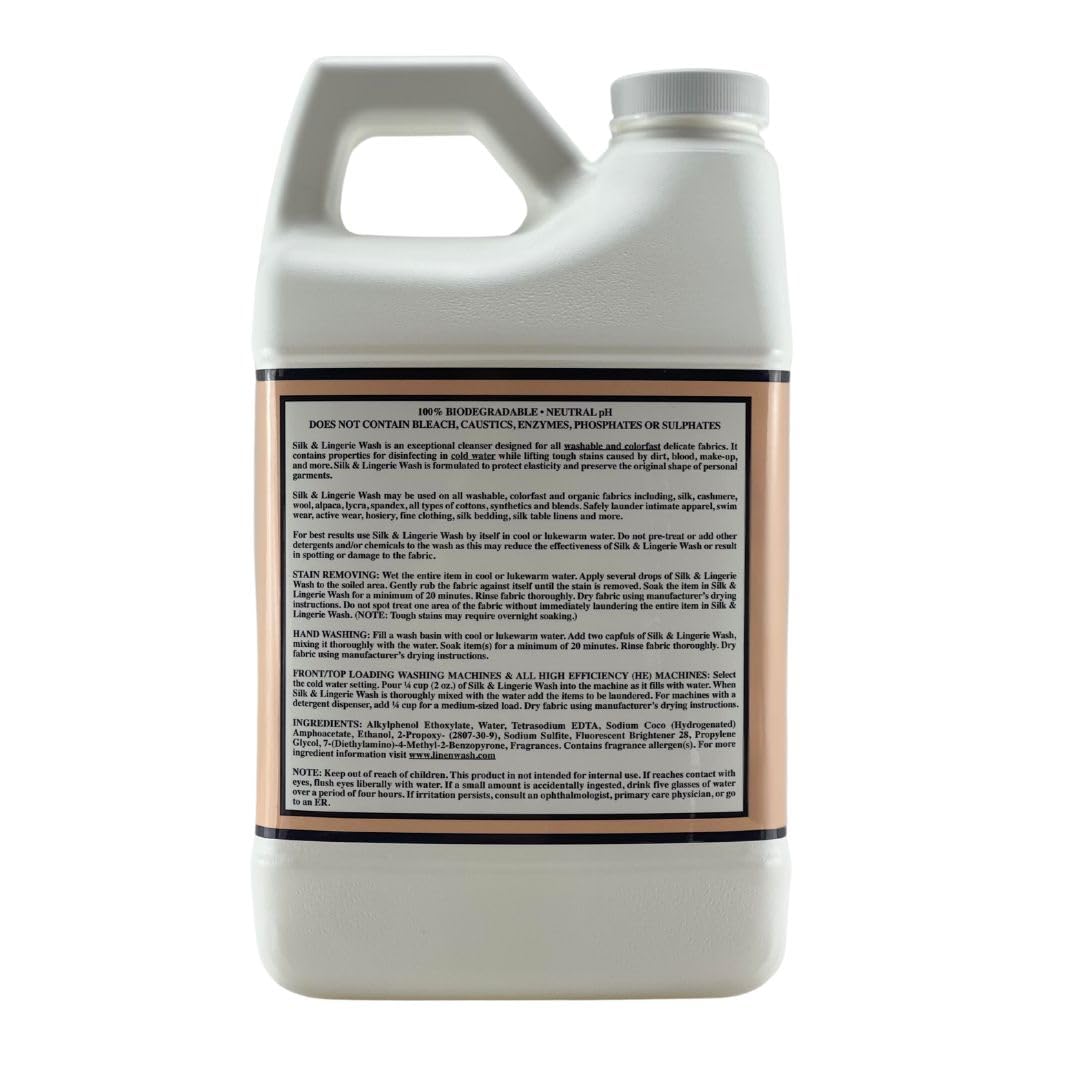 Le Blanc® White Flowers Silk & Lingerie Wash - Luxury Laundry Cleanser for Delicates- 64 oz. (1 pack)