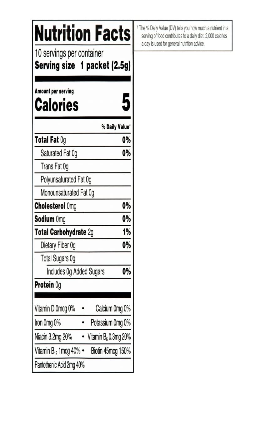 Great Value Sugar Free, Low Calorie ENERGY Pomegranate Lemonade Drink Mix