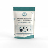 GLAT Group Enzyme-Powered Carpet Deodorizer (Powder) - Sandalwood | Natural Pet Odor Eliminator | Bio-Enzymatic Formula, Premium Performance, Eco