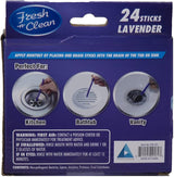 Drain Sticks Cleaning and Sanitation Sink Freshener Keep Odor Free- Lavender- 24 Sticks
