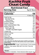 SMIBZE Natural Kachha Fruit Chaat Candy 100 GM (Pack of 1) SMIBZE