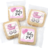Baby Shower Cookies Baby Girl 24 PACK Favors Dessert Table Decorated Individually Wrapped Sugar Cookies Party Gift