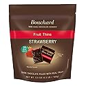 Bouchard Dark Chocolate Strawberry Thins - 5.3 OZ (150g) (Pack of 2)