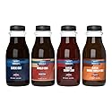Ralph's 4 Sugar Free Sparkling Water Soda Maker Flavors Pack | Classic, Vanilla, Orange Vanilla and Cherry Cola | Four 12oz Bottles | Sodamix