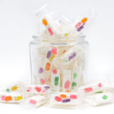 JUJUBE NOUGAT Candy Tropical 1 lb - with Jelly Fruit Pieces, No Trans Fats, No Additives, Gluten Free, Individually Wrapped, Bulk Soft Candies in