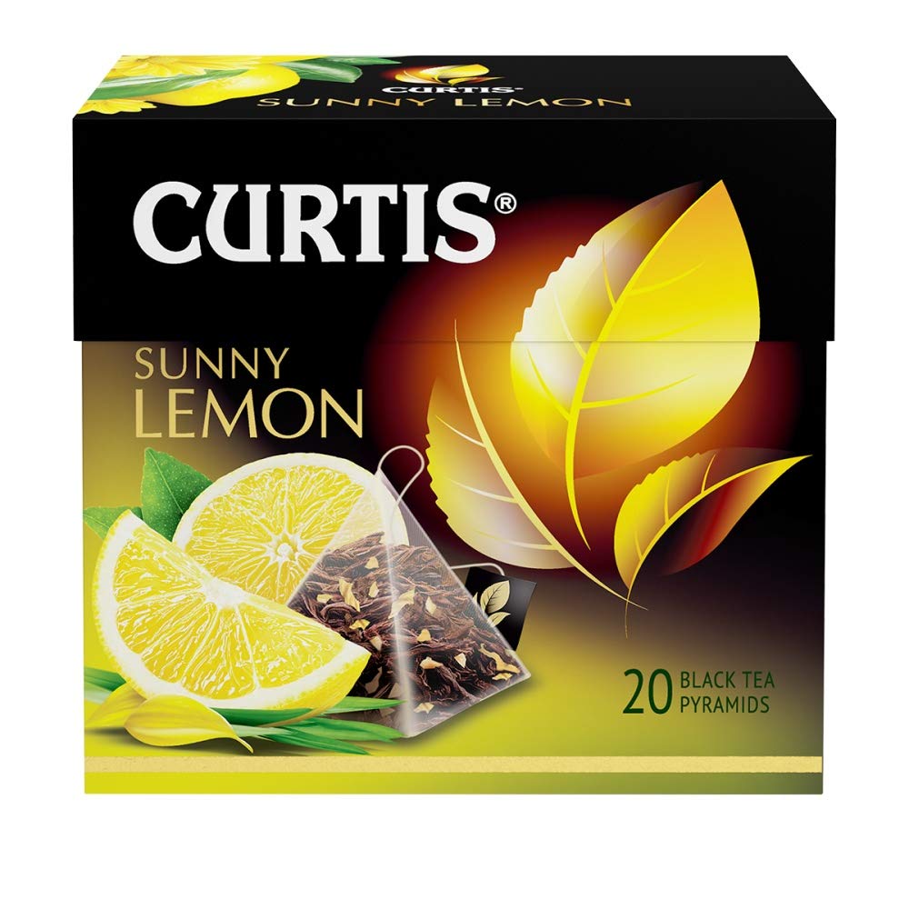 Black Tea Pyramids, Sunny Lemon Citrus (pack of 3)