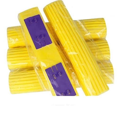 JONJUMP 5 Pieces Home Cleaning PVA Sponge Foam Rubber Mop Head Replacement Home Floor Cleaning Head Garden Cleaning Supplies Floor