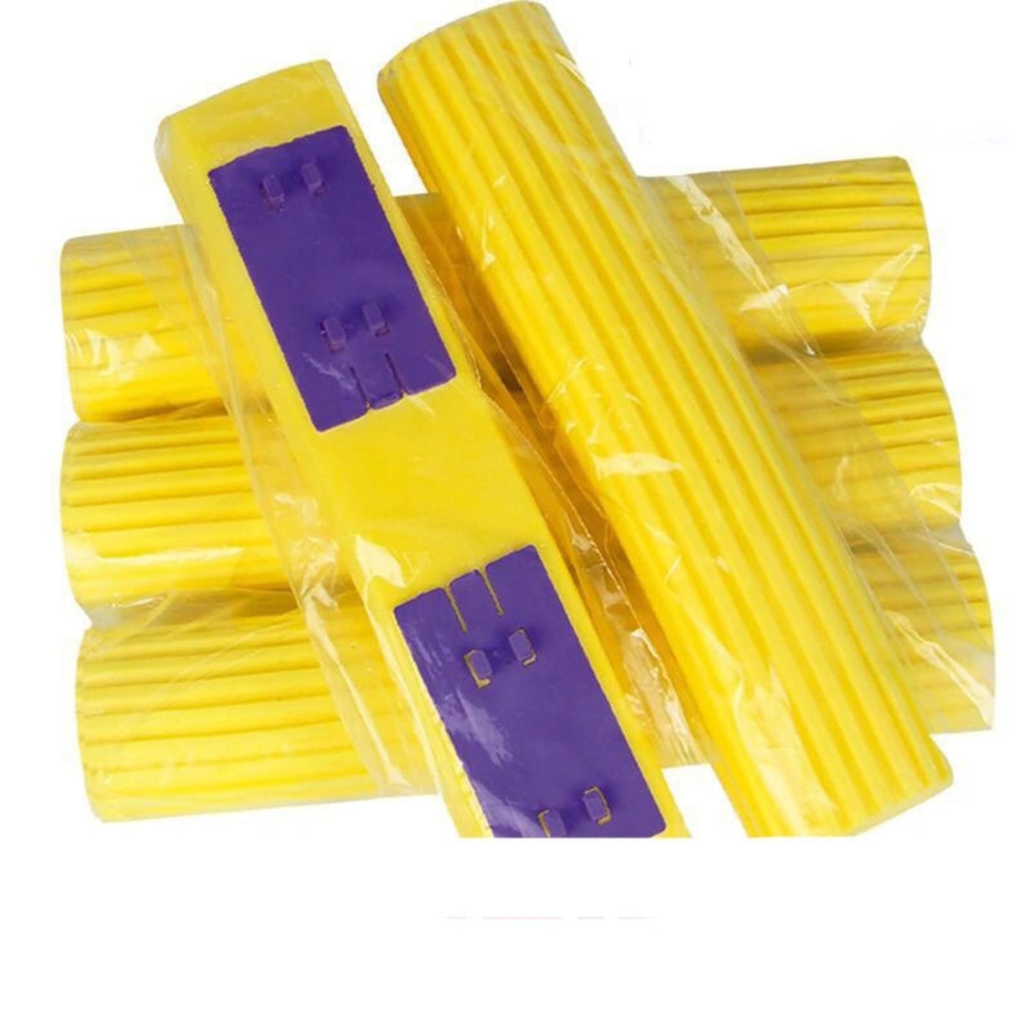 JONJUMP 5 Pieces Home Cleaning PVA Sponge Foam Rubber Mop Head Replacement Home Floor Cleaning Head Garden Cleaning Supplies Floor