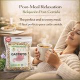 Gastritis-BYE Herbal Tea - 100% Natural Herbal Infusion - Compuesto de Hierbas Naturales - 4 oz - Herbal Mixture for Digestive Comfort - Té para