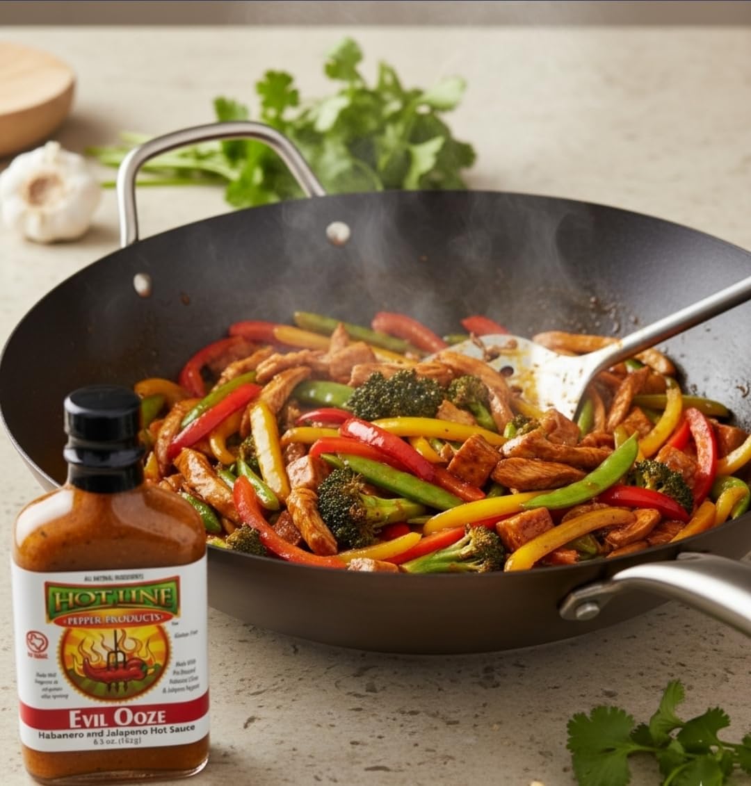 HOT LINE PEPPER PRODUCTS Sauce Evil Ooze, 6.5 OZ