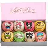 LeilaLove Macarons - Hello Kitty edition 8 Macarons
