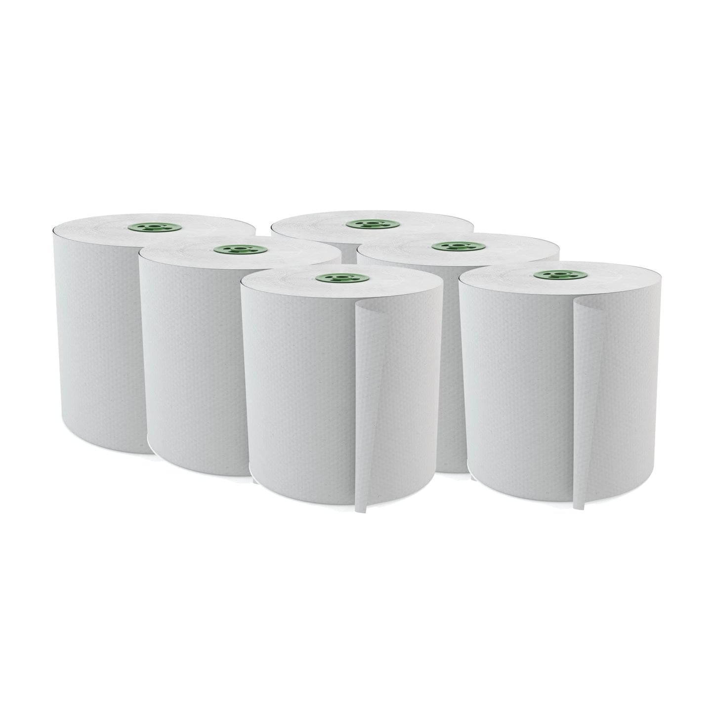 Cascades® 100% Recycled Ultra White Hardwound 7 1/2" Roll Towel For Tandem®, 775' Per Roll, Case Of 6