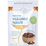 Natural Zing Wild Jungle Peanuts (Raw, Organic) | 16 oz, 16 Servings | Unique Heirloom Variety | True, Original Rare Form of the Peanut |