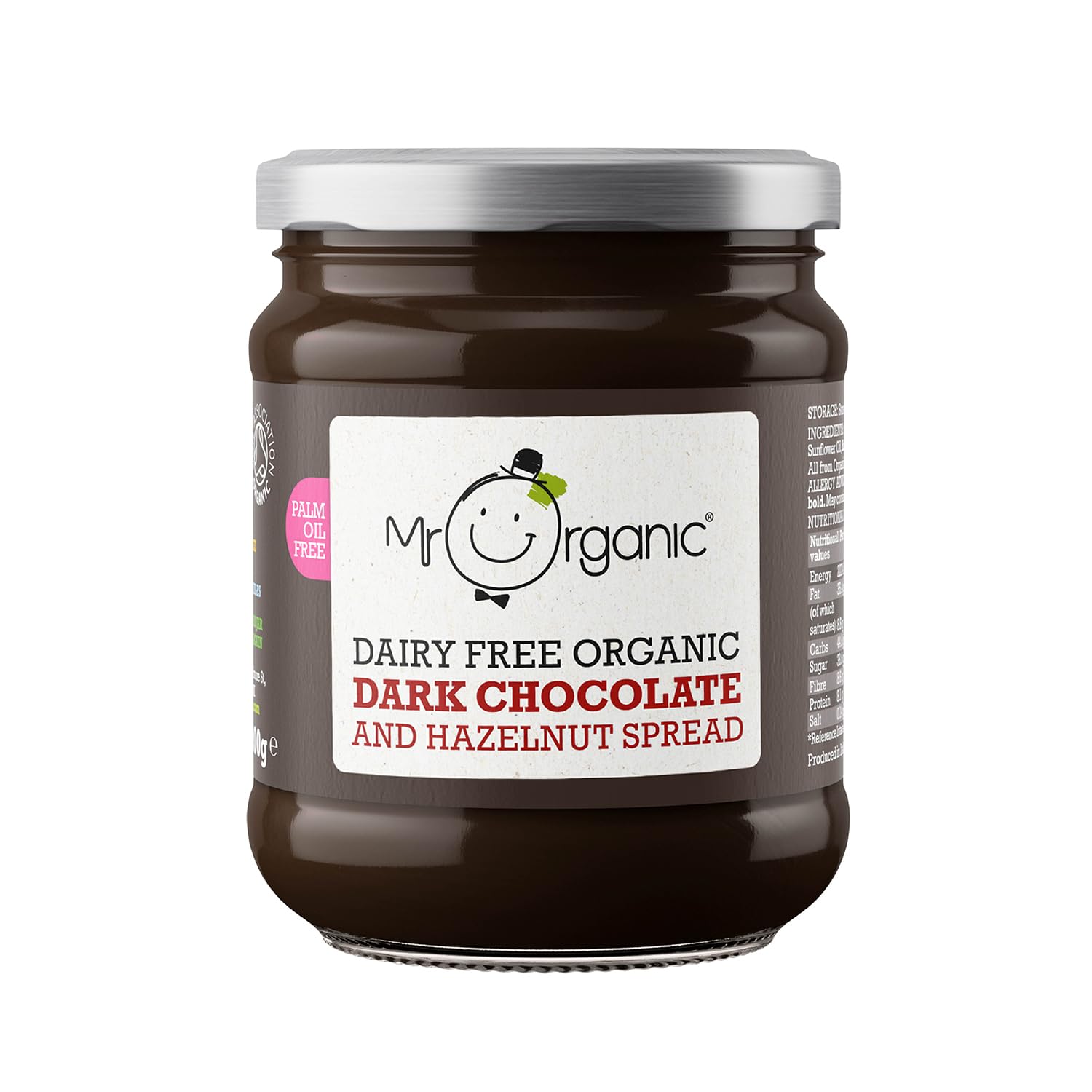Mr Organic Dark Chocolate & Hazelnut Spread 200g