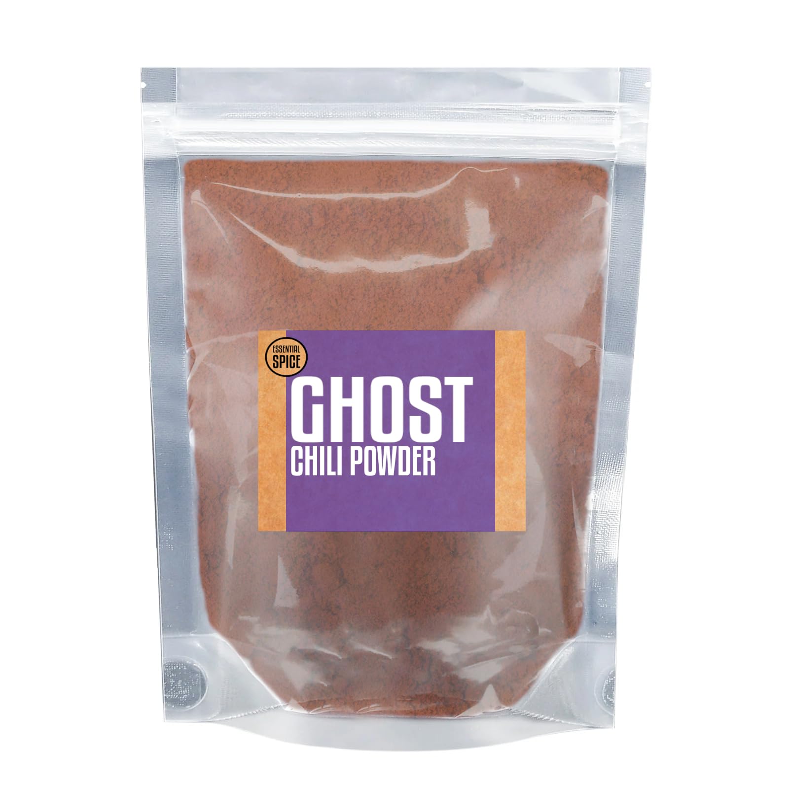 Essential Spice Ghost Chili Powder, 1 lb - Extremely Hot & Fruity Superhot Pepper Powder - Ground from Pure Bhut Jolokia Peppers - Perfect for Spicy