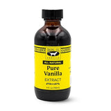 Singing Dog Vanilla Pure Vanilla Extract, 4 fl oz - All-Natural, Non-GMO, Sugar-Free, Corn-Free, Kosher Pareve, Vegan - Sustainably Sourced Vanilla
