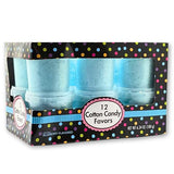 Albert's Caribbean Blue Cotton Candy - 12 Pack - Fluffy Blueberry Sweet Treat - Resealable Tubs - Perfect for Parties & Events