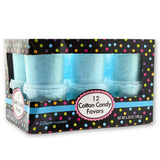 Albert's Caribbean Blue Cotton Candy - 12 Pack - Fluffy Blueberry Sweet Treat - Resealable Tubs - Perfect for Parties & Events