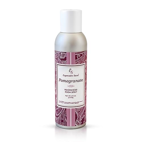 Expressive Home Scent Room Spray - Long Lasting Pomegranate Air Freshener Spray for Bathroom, home & Office - home fragrance spray 6 FLoz